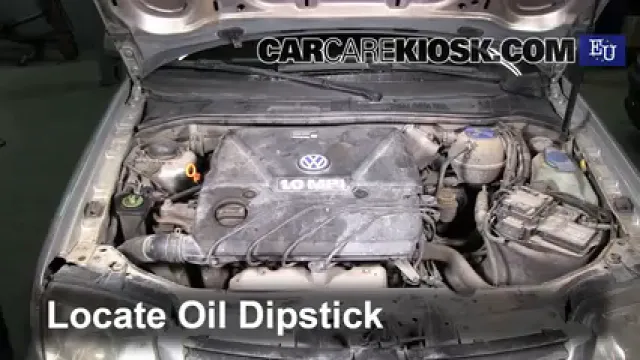 2000 Volkswagen Polo 1.0L 4 Cyl. Oil Check Oil Level